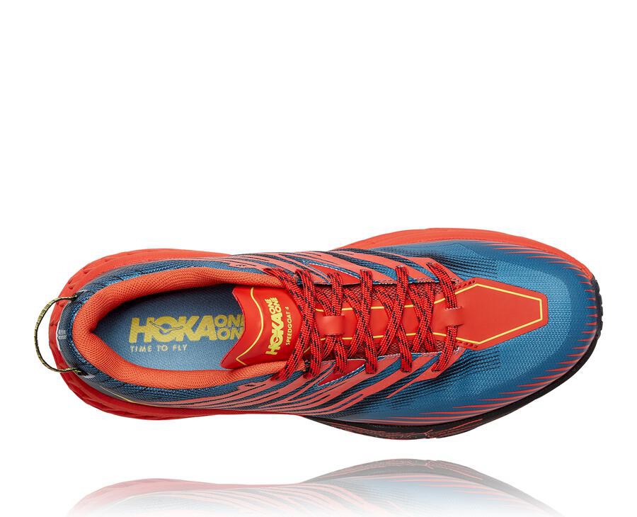 Hoka One One Trainers Mens Red - Speedgoat 4 - 15639UJMV